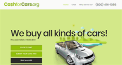 Desktop Screenshot of cashforcars.org